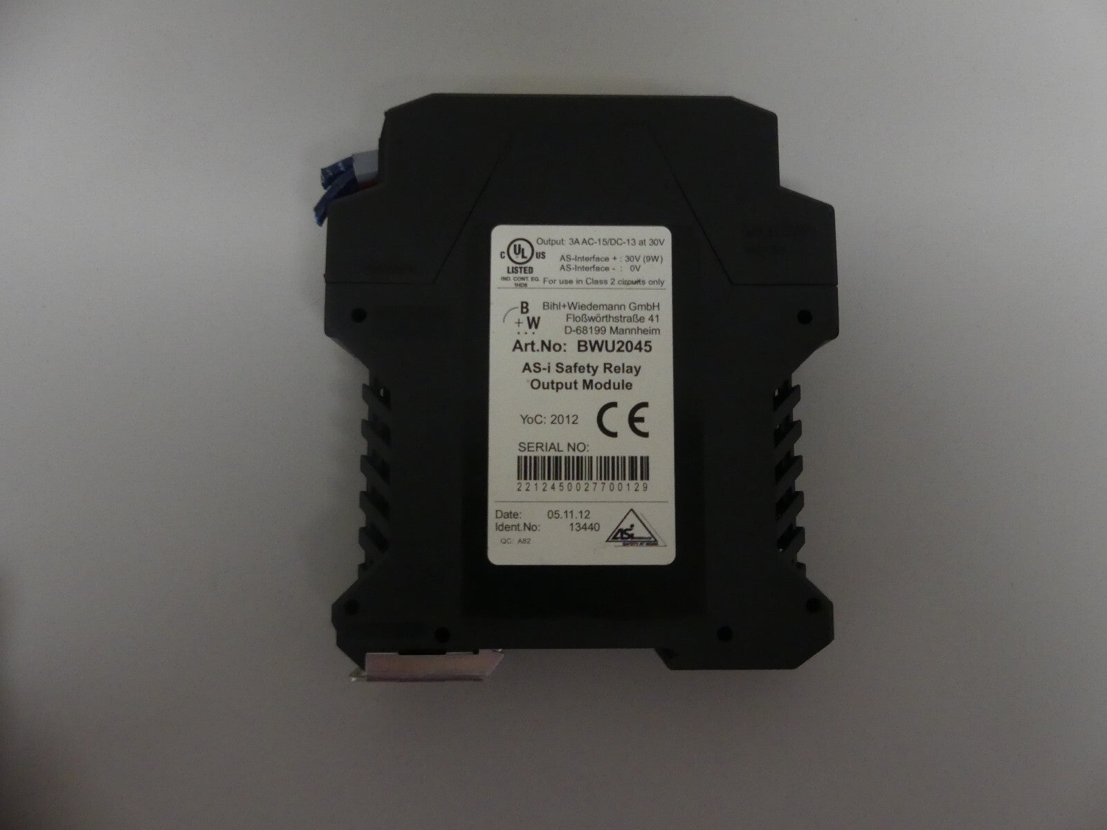 BIHL WIEDEMANN BWU2045
