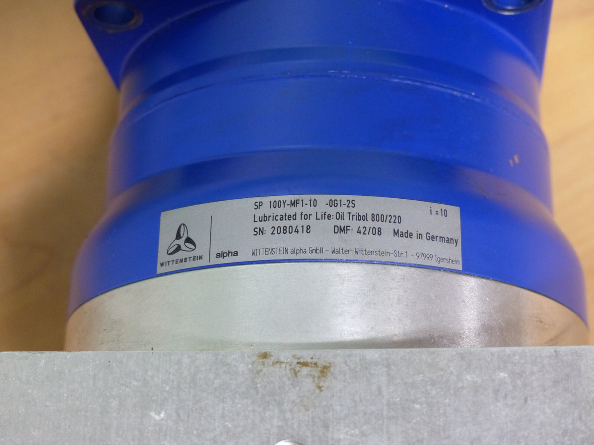 Wittenstein Alpha sp100y-mf1-10-0g1-2s used s.Bilder