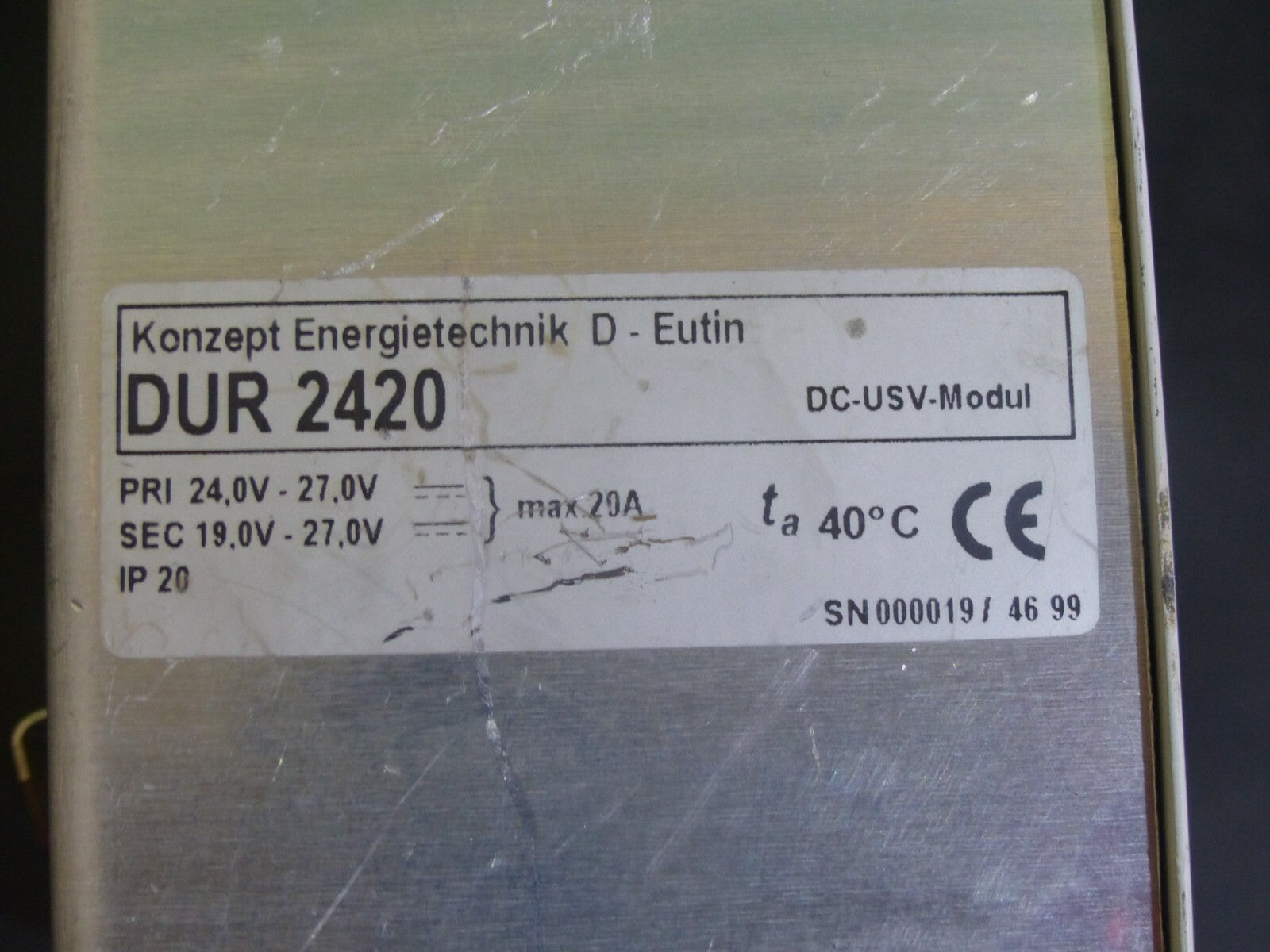 Konzept DUR 2420