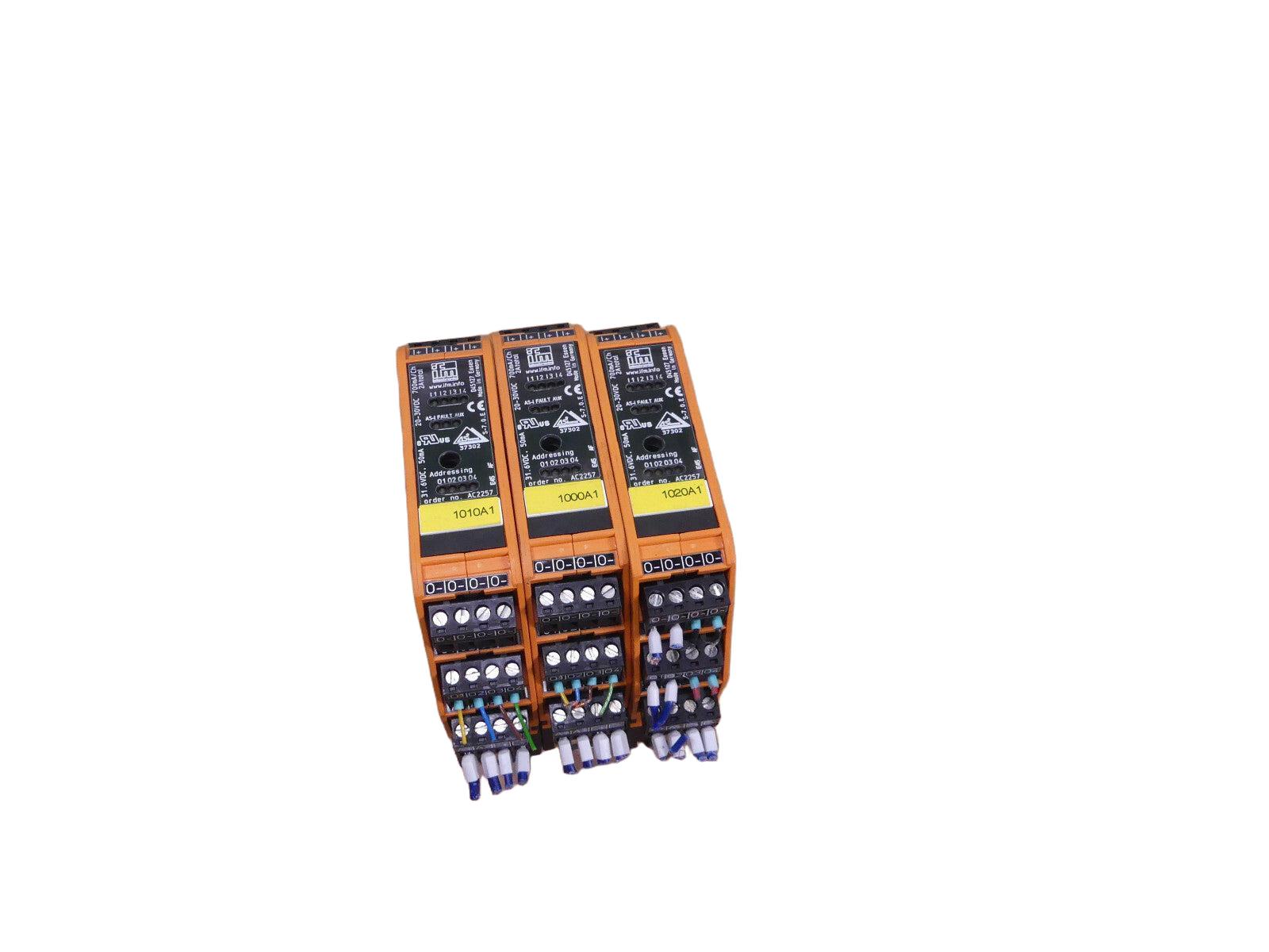 3x ifm AC2257 AS-Interface Modul