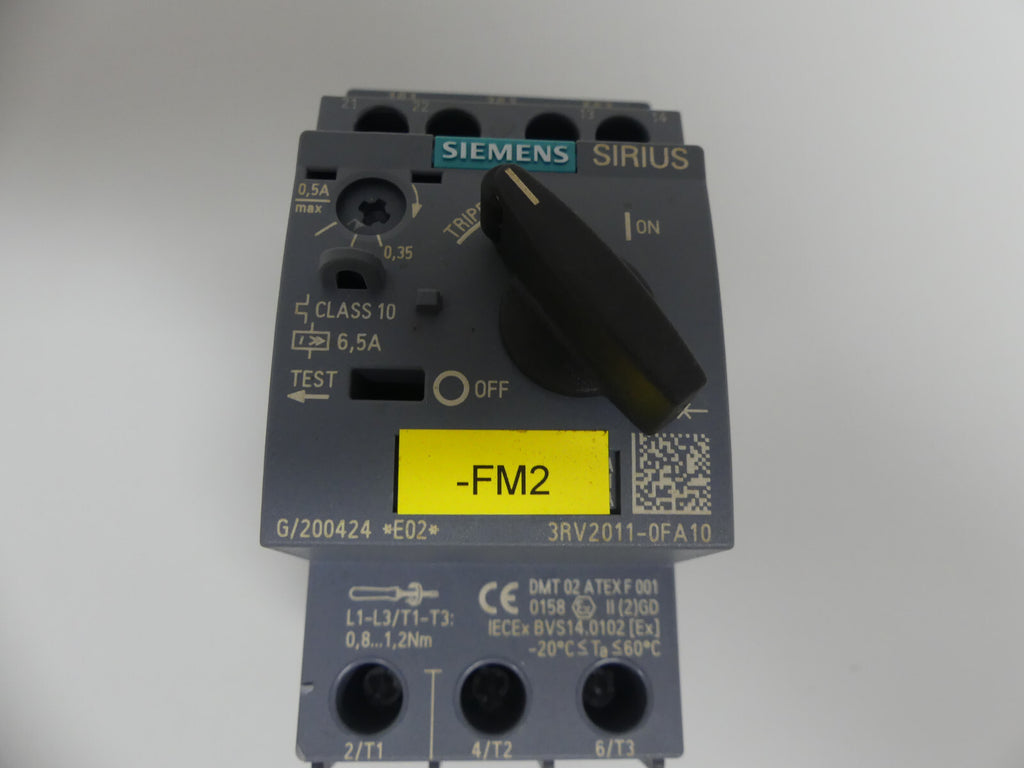 Siemens Leistungsschalter 3RV2011-0FA10