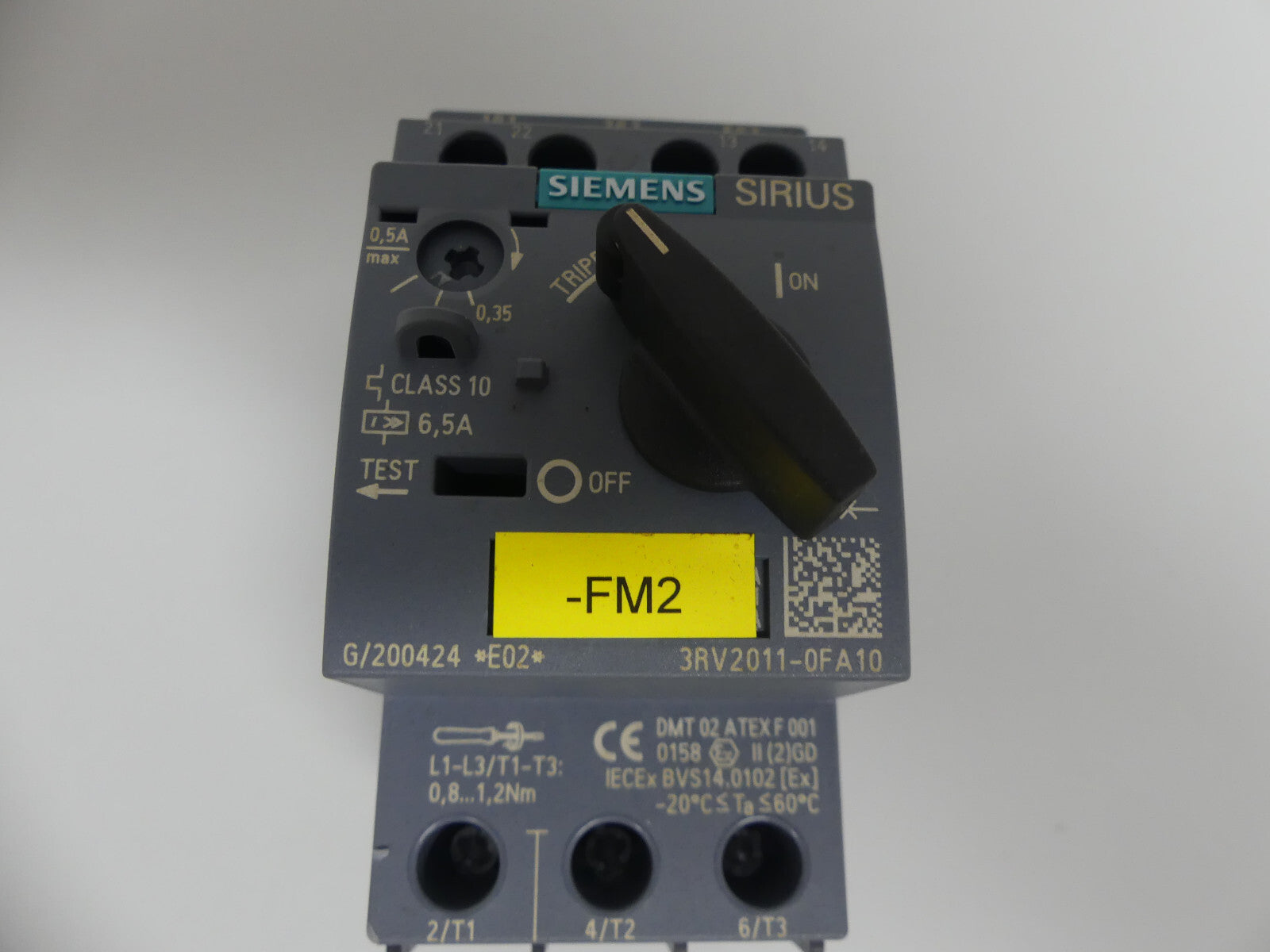 Siemens Leistungsschalter 3RV2011-0FA10