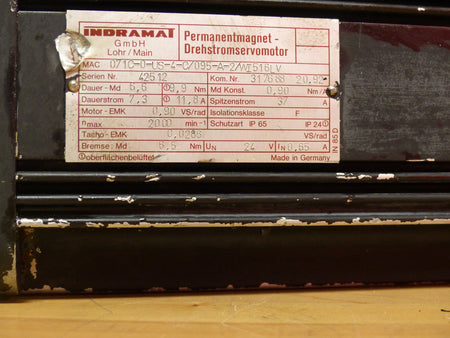 Indramat mac071c-0-us-4-c/095-a-2/wi516lv + Heidenhain rod 486