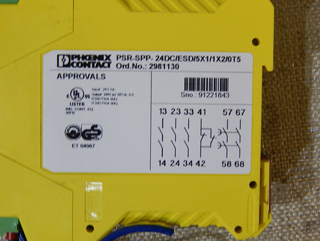 sPhoenix Contact PSR-SPP-24DC/ESD/5X1/1X2/0T5 used