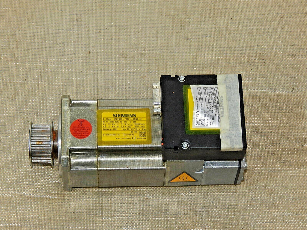Siemens  3~Servomotor 1FK7033-7AF21-0SG0-Z used