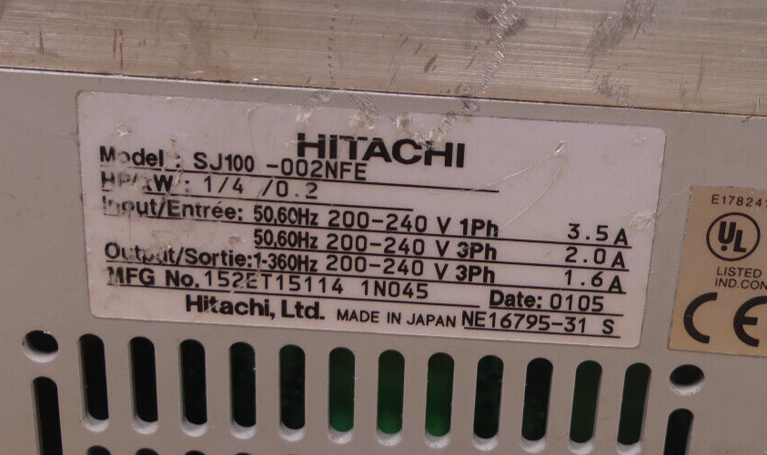 Hitachi SJ100-002NFE Frequenzumrichter