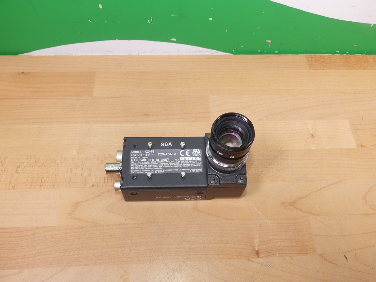 Sony Module Tested Ccd Video Camera Functional XC-75L