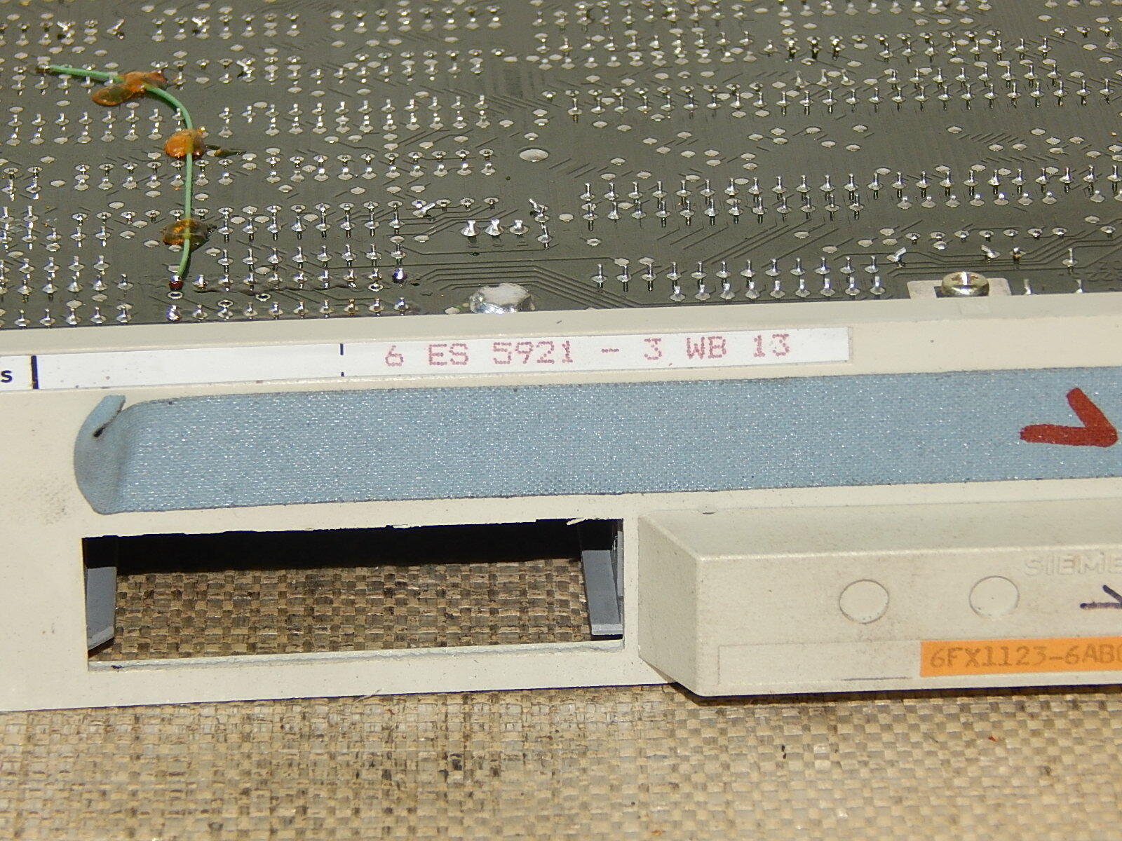 Siemens 6 ES 5921 - 3 WB 13  6ES5921-3WB13 | inkl. Karte : 6FX1123-6AB00 Used