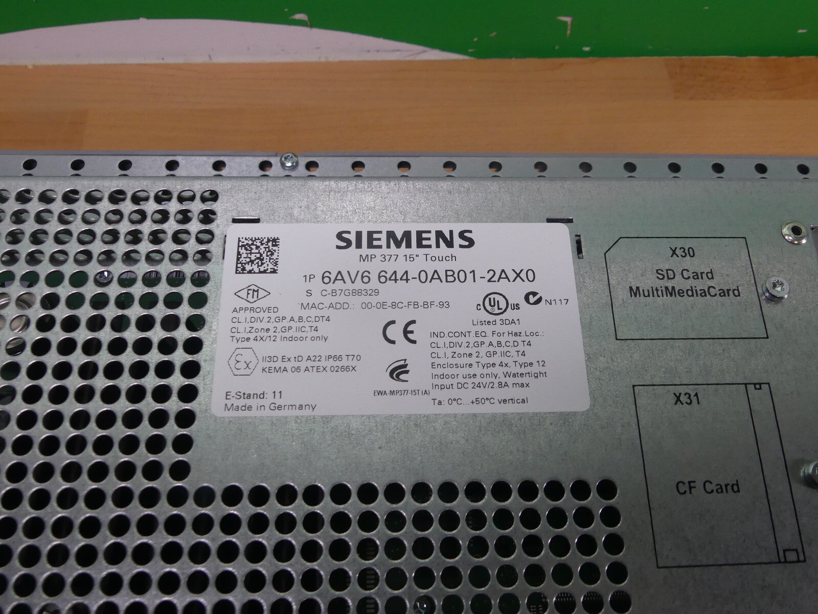 Siemens 6AV6 644-0AB01-2AX0    6AV6 6440AB012AX0