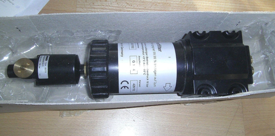 Vorfilter Mikrofilter Aktivekohlefilter Von EWO Typ.5370 OVP