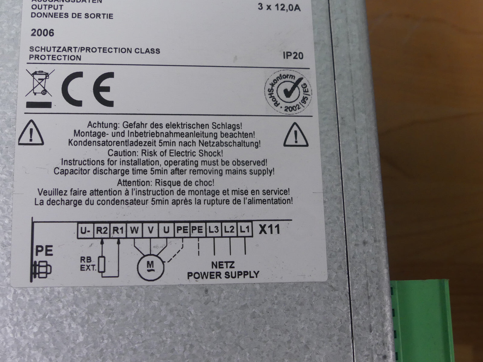 Stöber Posidrive FDS 4000 FDS4085/BLP44955  8.5 KVA  used