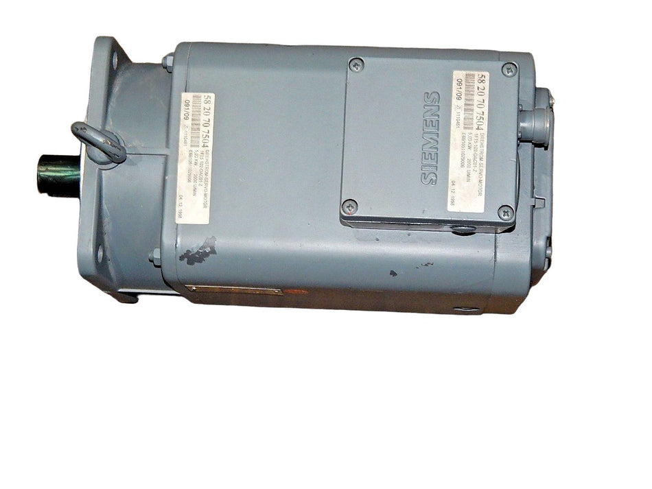 Siemens 3~ Permanent-Magnet-Motor 1FT5102-0AC01-2-Z Used