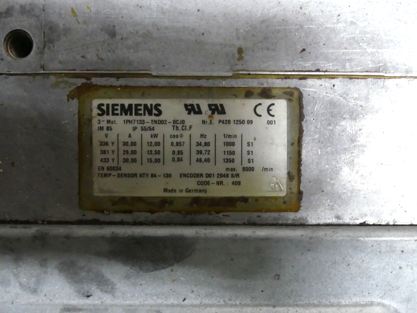 SIEMENS 1PH7133-2ND02-0CJ0