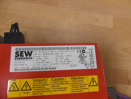 SEW MC07B0015-5A3-4-00/DFP21B/FSC11B+DFP21B