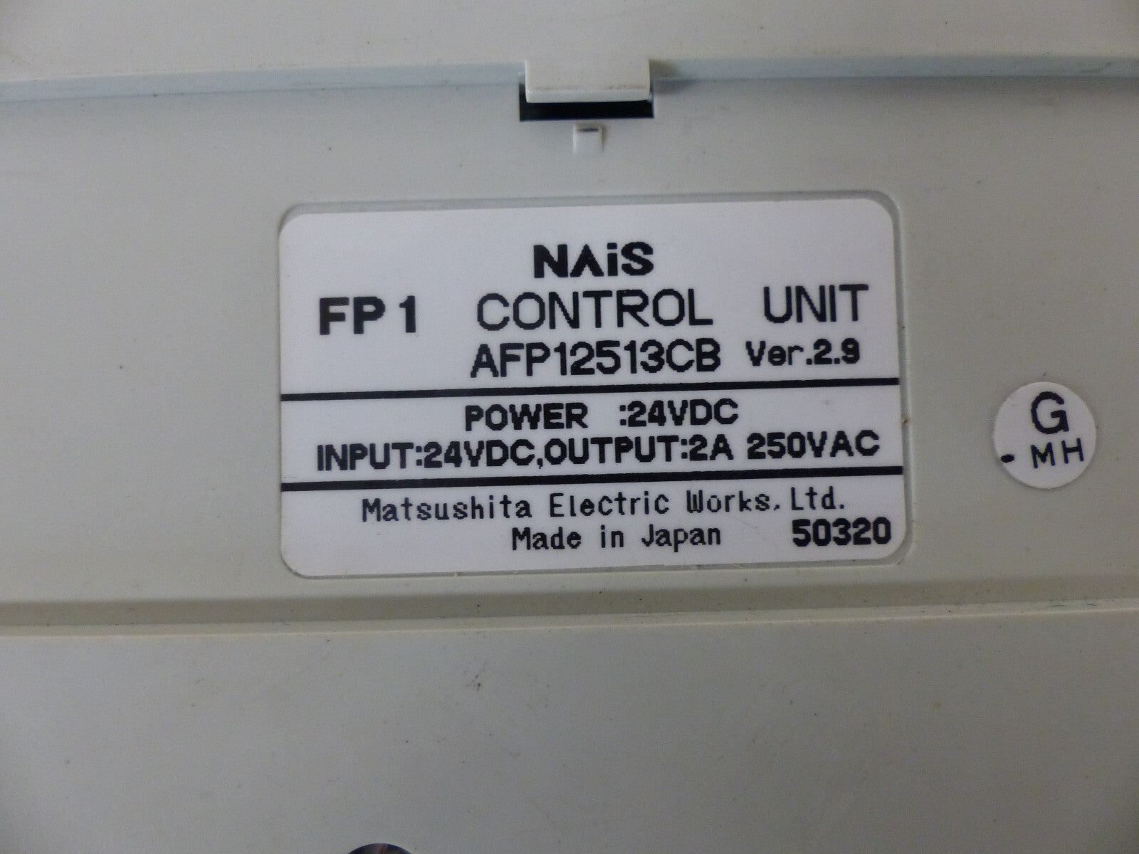 NAIS CONTROL UNIT FP1-C56 AFP12513CB