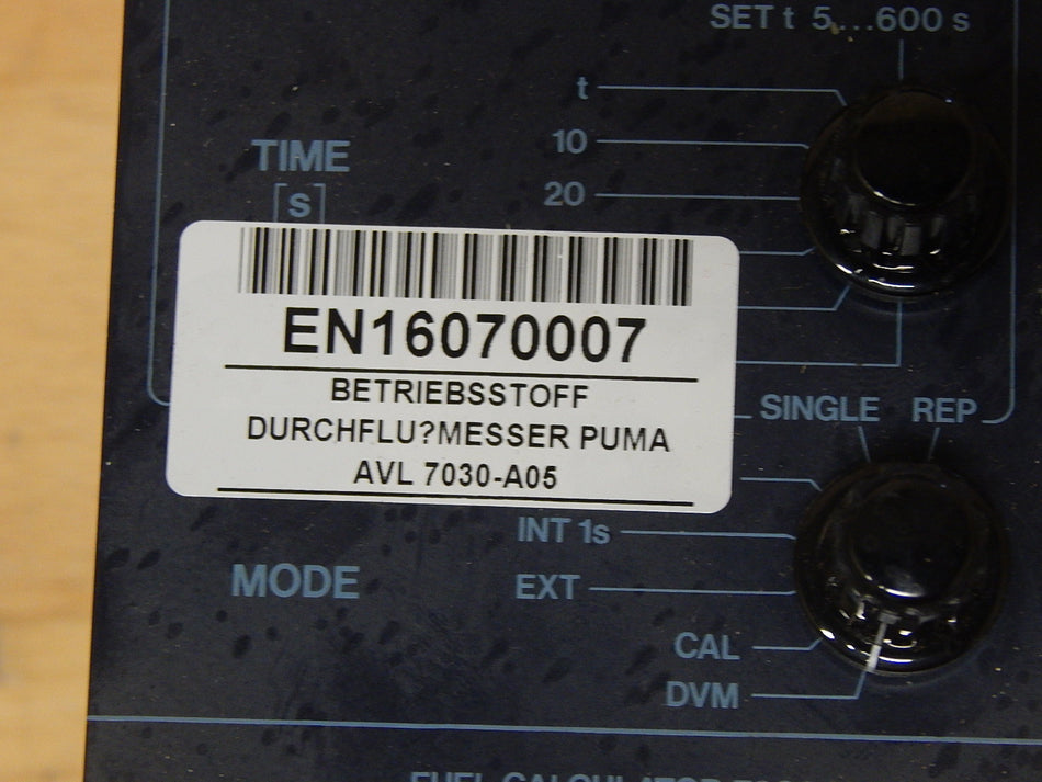 AVL  Fuel Calculator (Durchfluss Messer) Control Board Card  7030-A05