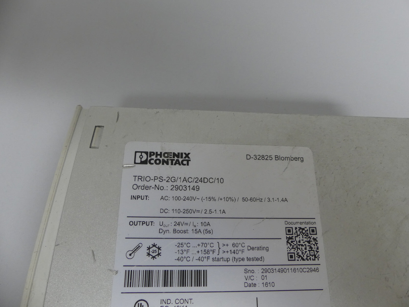 Phoenix Contact TRIO-PS-2G/1AC/24DC/10  2903149