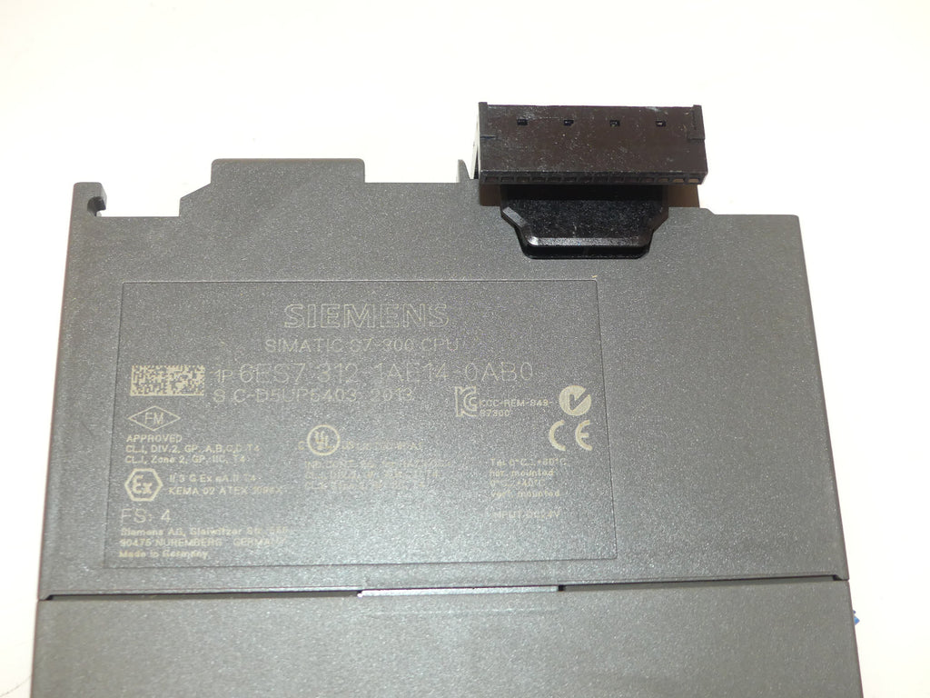 Siemens CPU312  6ES7 312-1AE14-0AB0  6ES7312-1AE14-0AB0