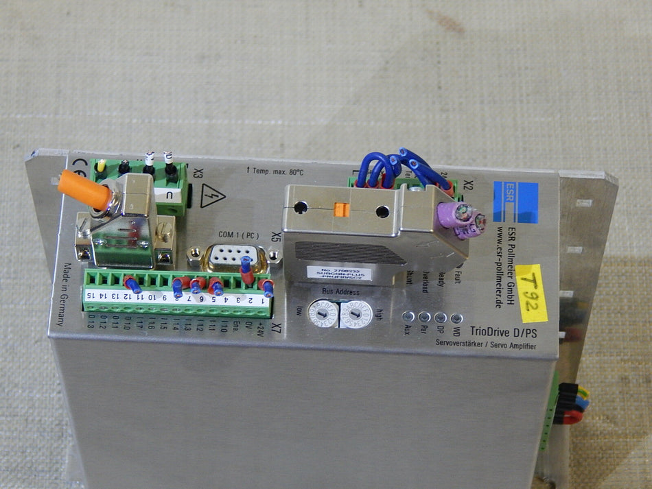  ESR Pollmeier AC Servoregler BN 6756.4275, TrioDrive D/PS B1-R1-A2-F5-K1 320V 