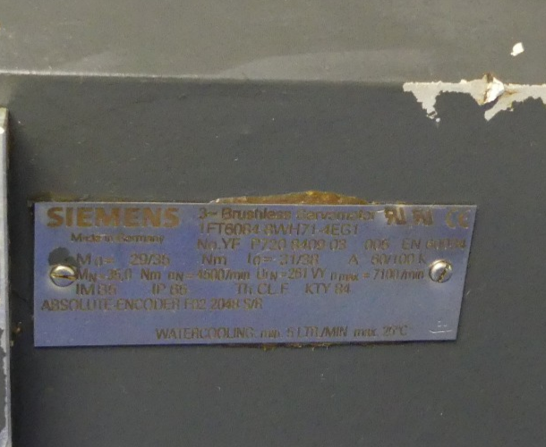SIEMENS 1FT6084-8WH71-4EG1