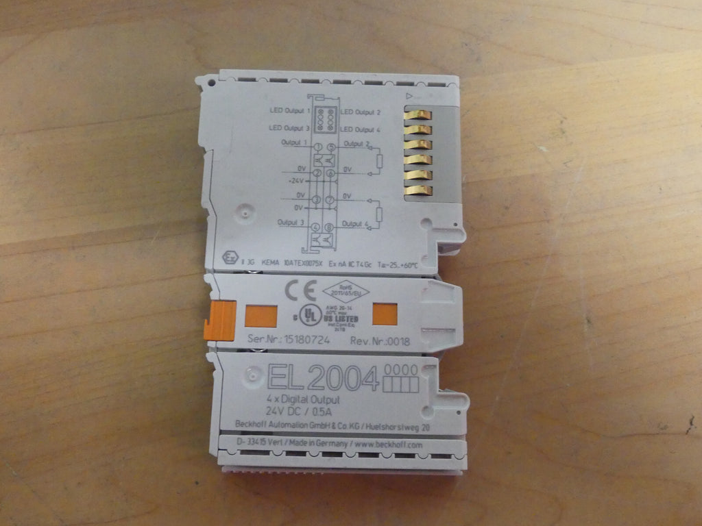 4xBeckhoff EL2004 Neue onhe Verpackung