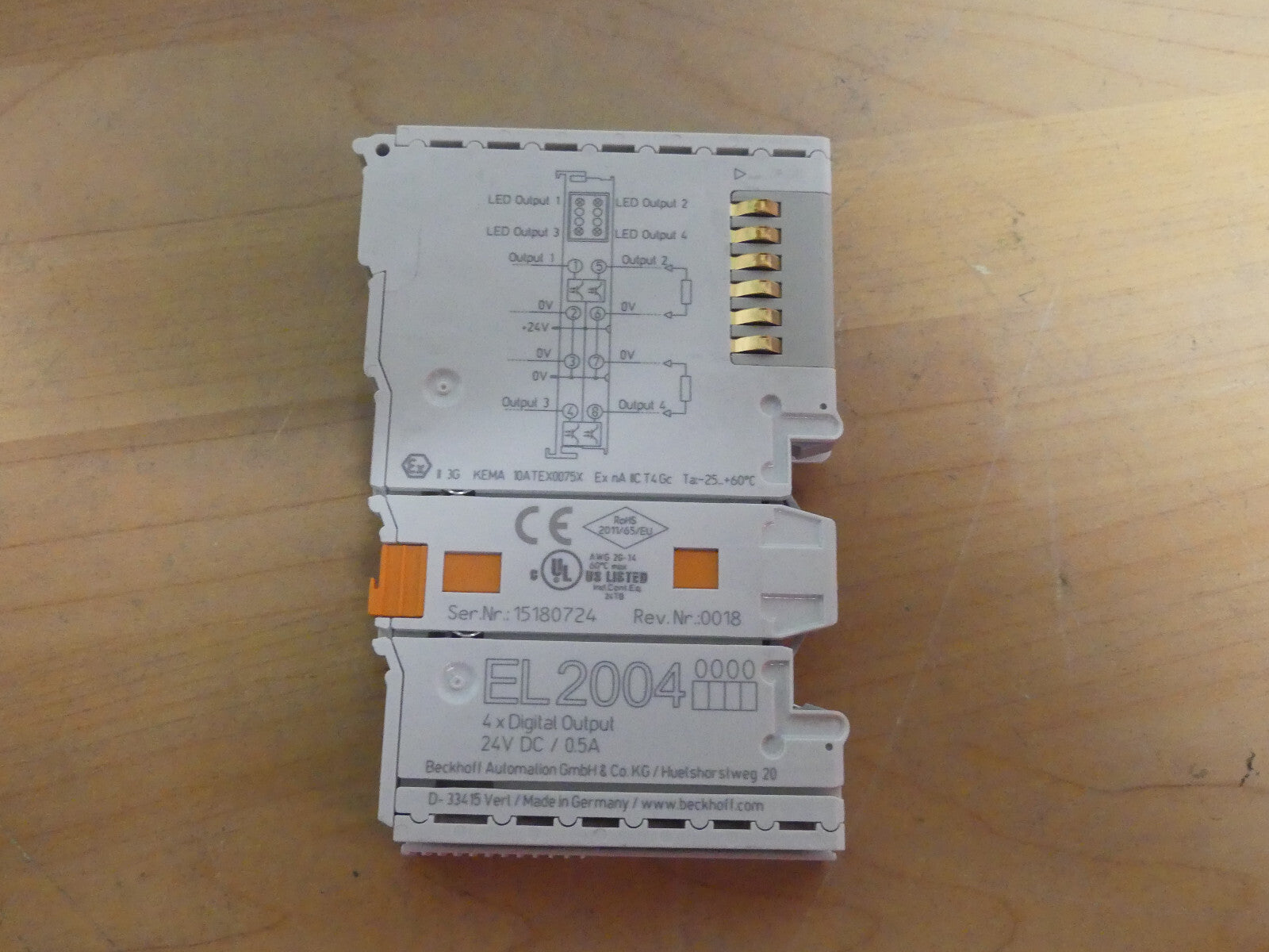 4xBeckhoff EL2004 Neue onhe Verpackung