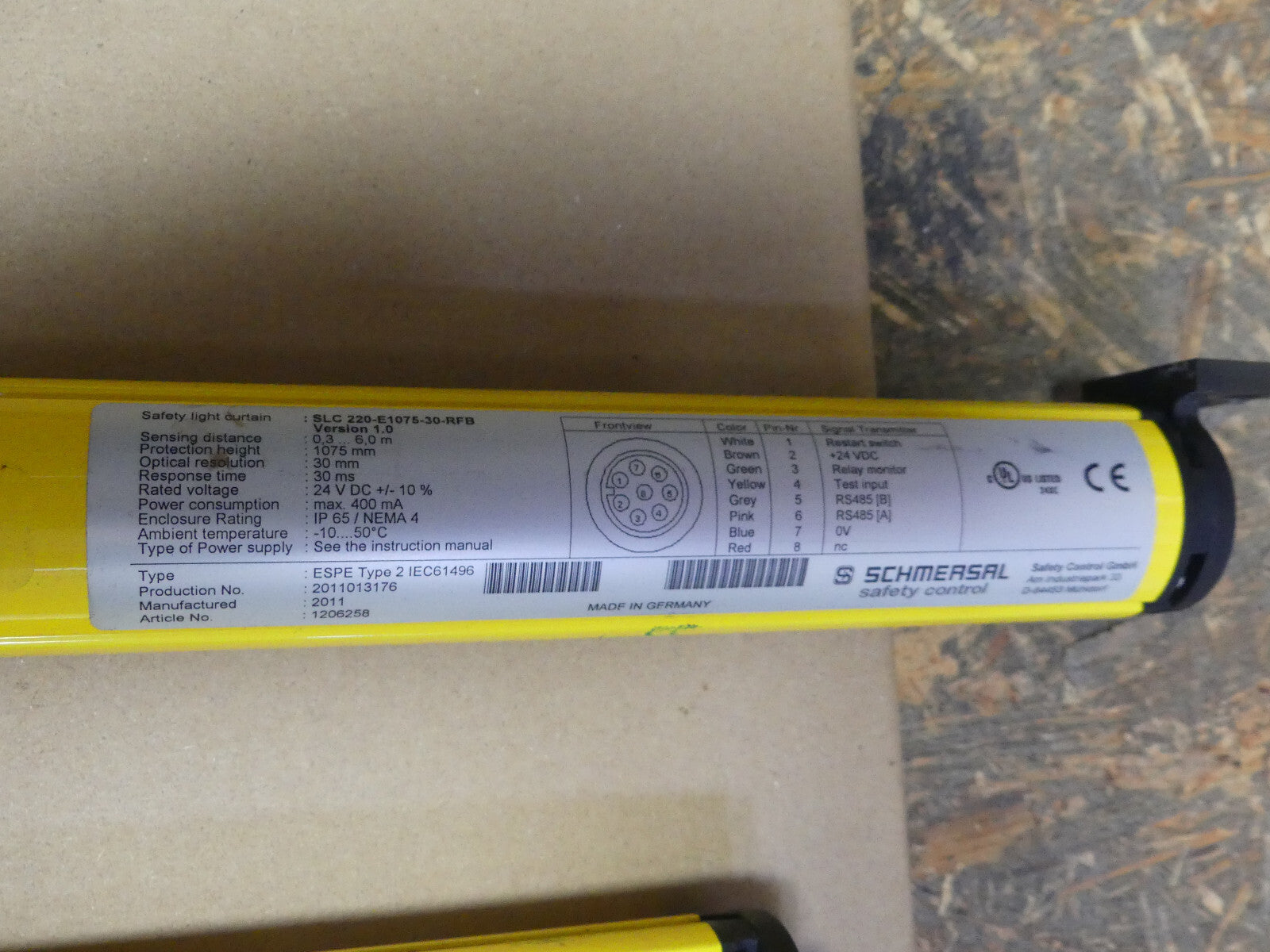 schmersal SLC 220-R1075-30-RFB+ SLC 220-E1075-30-RFB Receiver+Transmitter