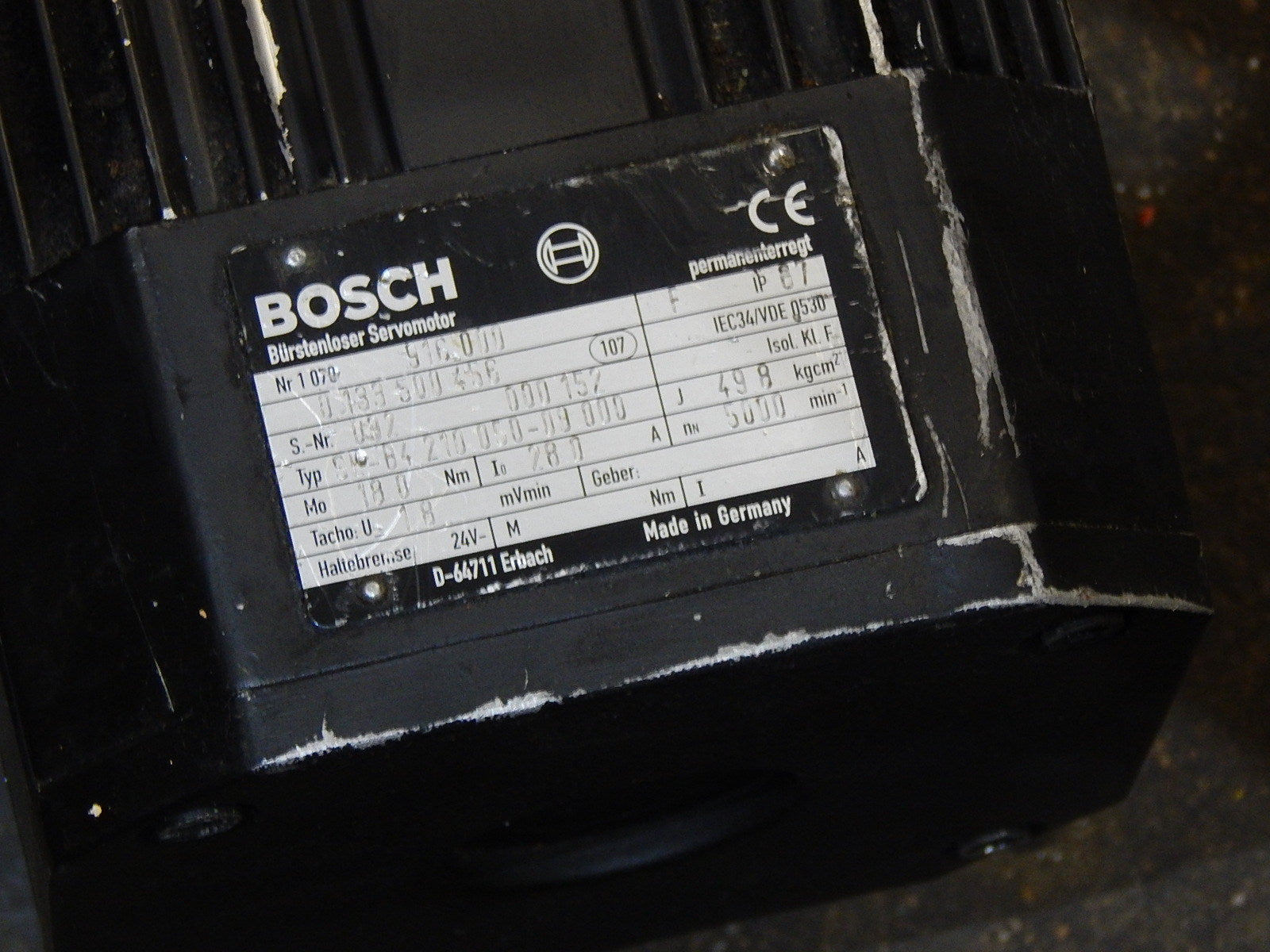 Bosch  SE-B4.210.050-08.000  Burstenloser Servomotor  