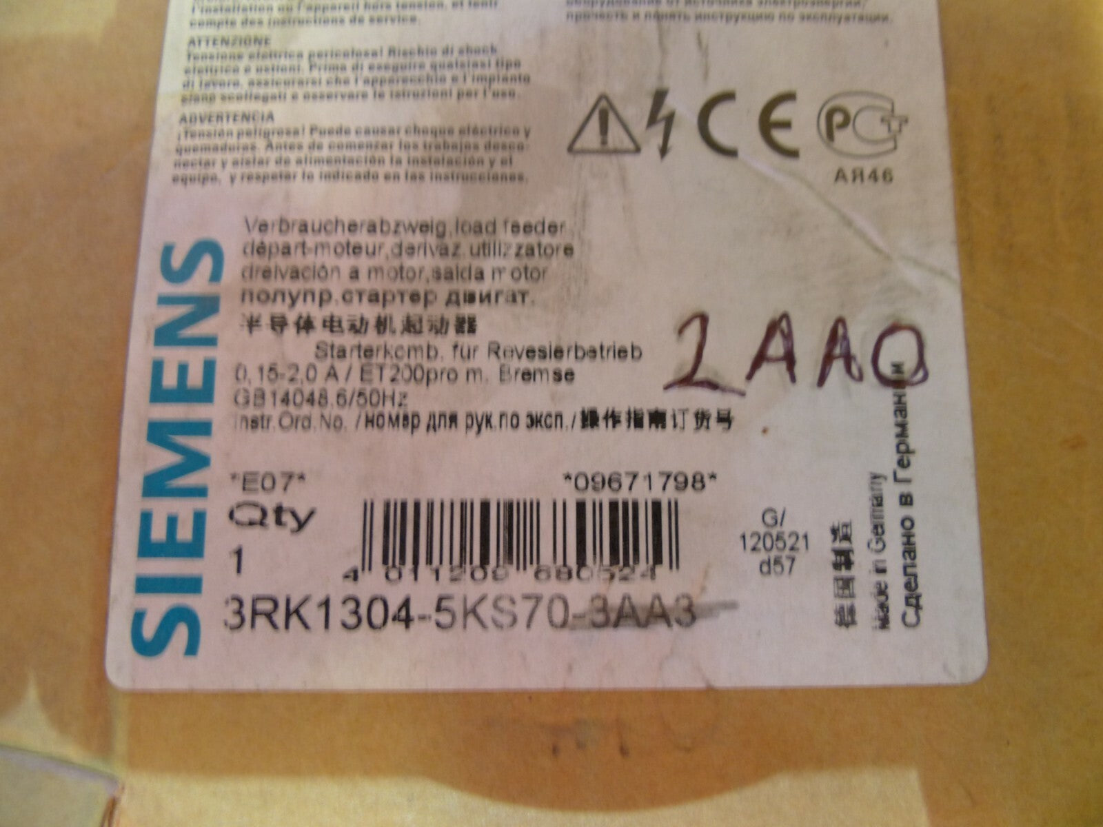 Siemens 3RK1304-5KS70-2AA0 s.Bilder