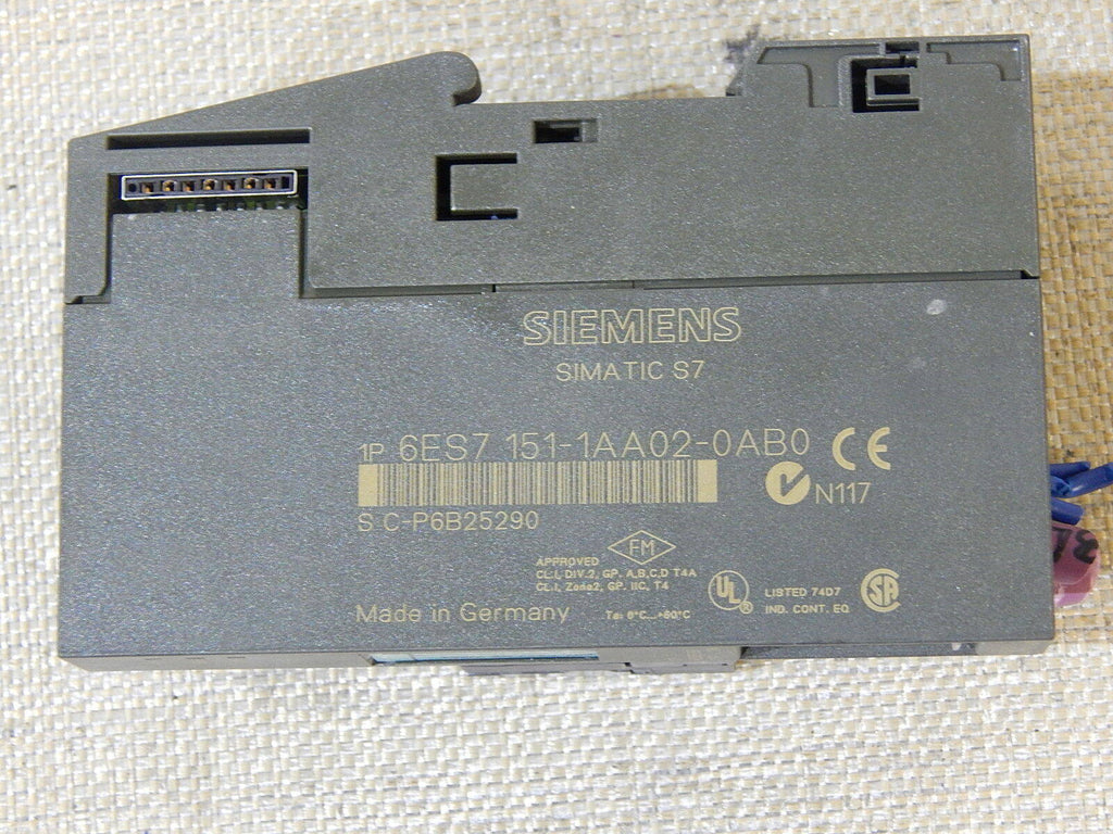  Siemens 6ES7151-1AA02-0AB0 Interface-Modul 6ES7 151-1AA02-0AB0 Used