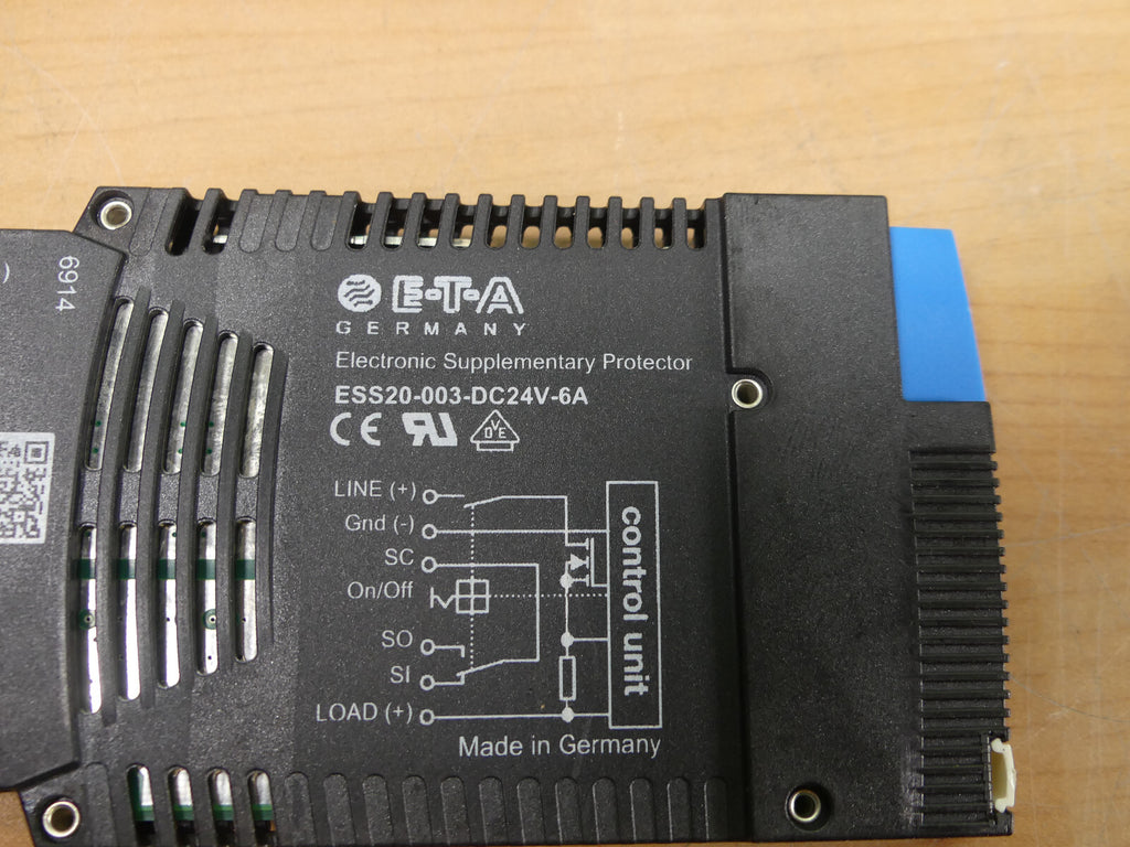 10 X E-T-A Elektronischer Schutzschalter ESS20-003-DC24V-6A