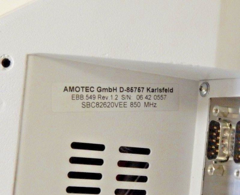 AMOTEC GmbH EBB 549 Rev.1.2  SBC82620VEE  850MHz Touch Screen Graphic Panel Used