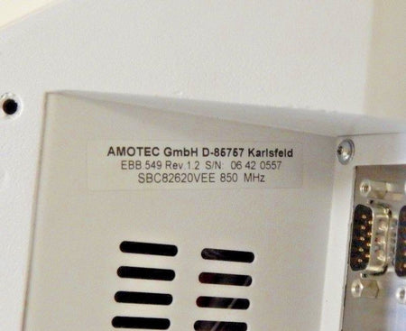 AMOTEC GmbH EBB 549 Rev.1.2  SBC82620VEE  850MHz Touch Screen Graphic Panel Used