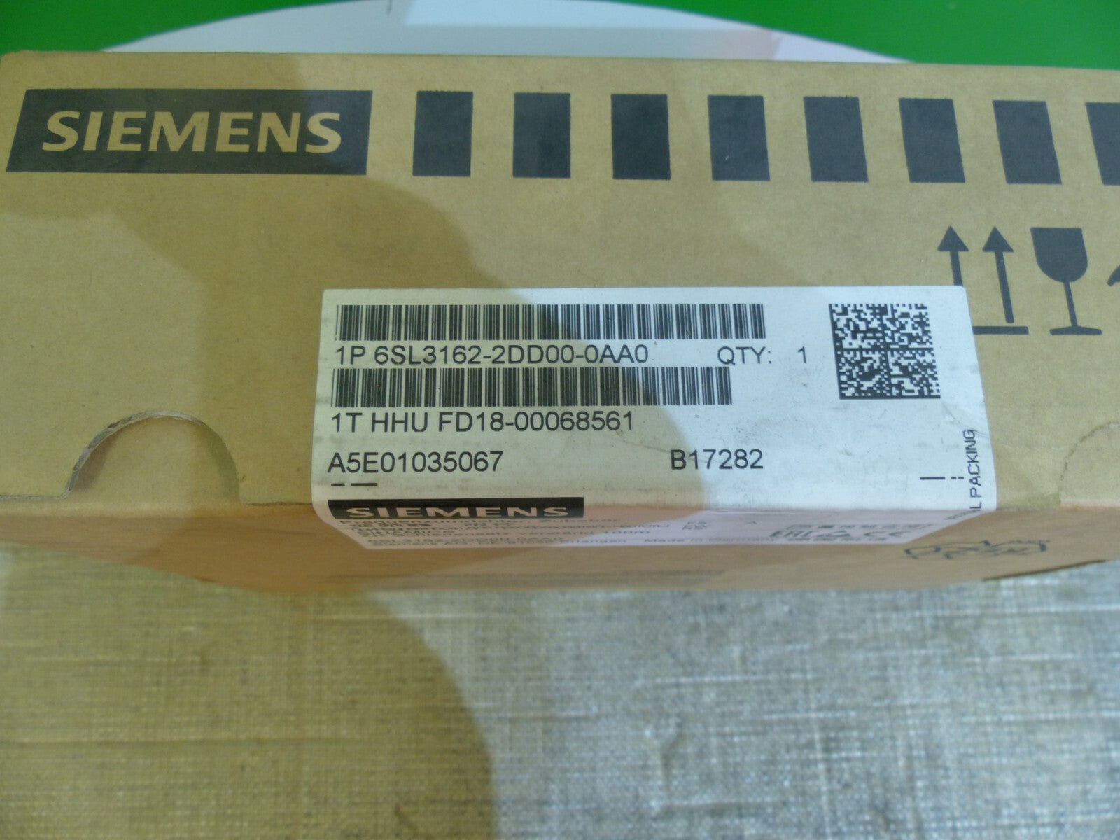 Siemens 6SL3162-2DD00-0AA0 Sammelschiene 