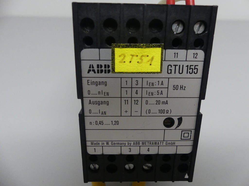 ABB GTU 155 Messumformer