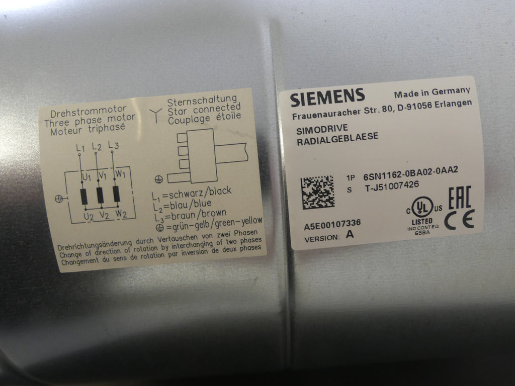 Siemens 6SN1162-0BA02-0AA2