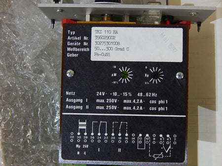 Schuntermann & Benninghoven Temperaturregler,TKI 110 EA New