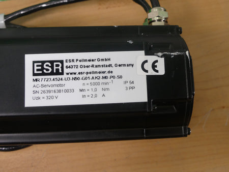 ESR AC Servomotor / MR 7723.4524-U3-N50-G01-AK2-M0-P0-S0 / 320V