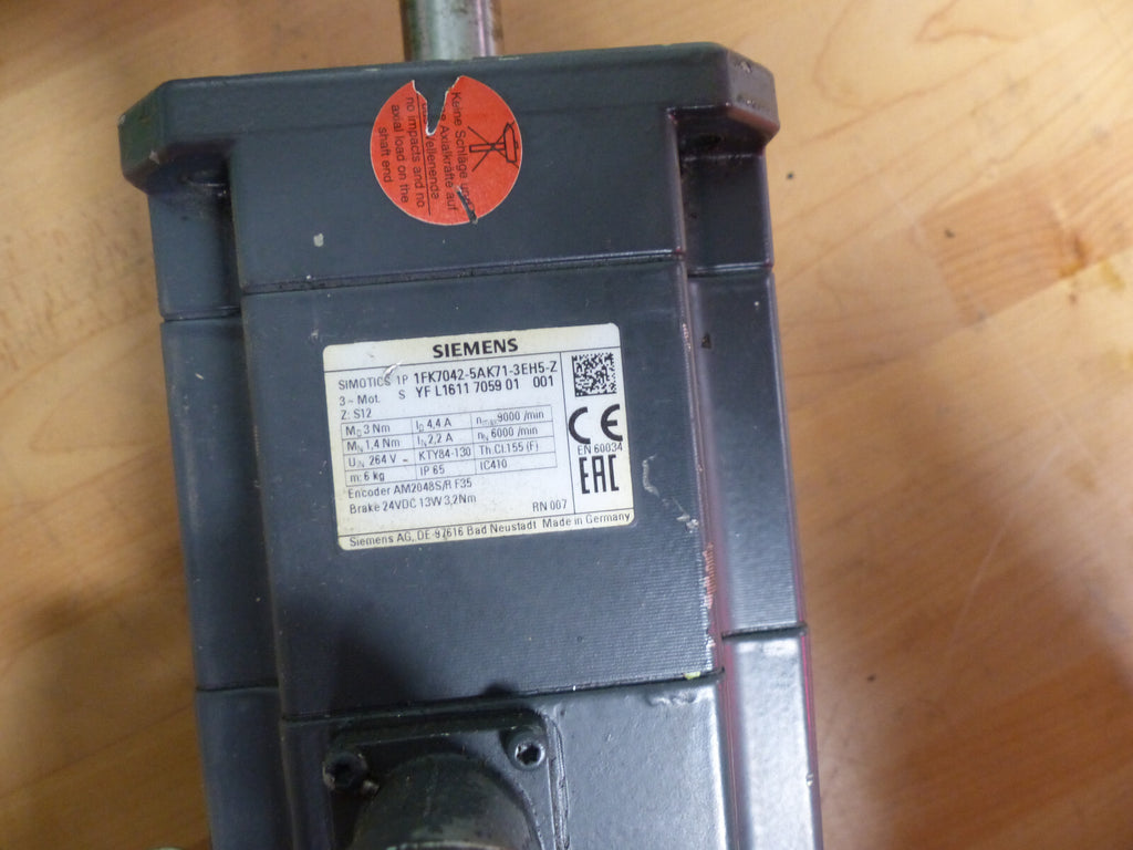 Siemens 1FK7042-5AK71-3EH5-Z  stecker leicht beschädigt  s.Bilder