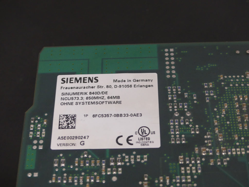 Siemens Sinumerik NCU 573.3 6FC5357-0BB33-0AE3