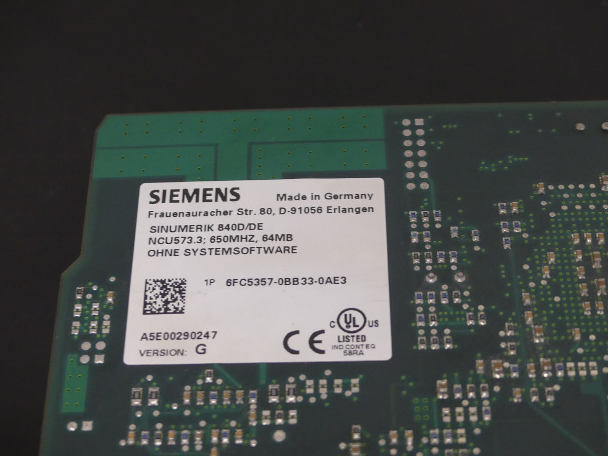 Siemens Sinumerik NCU 573.3 6FC5357-0BB33-0AE3