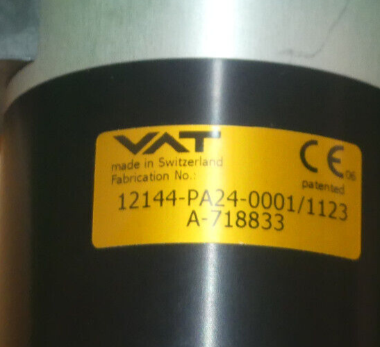 VAT  12144-PA24-0001/1123A-718833  Vakuum-Schieber