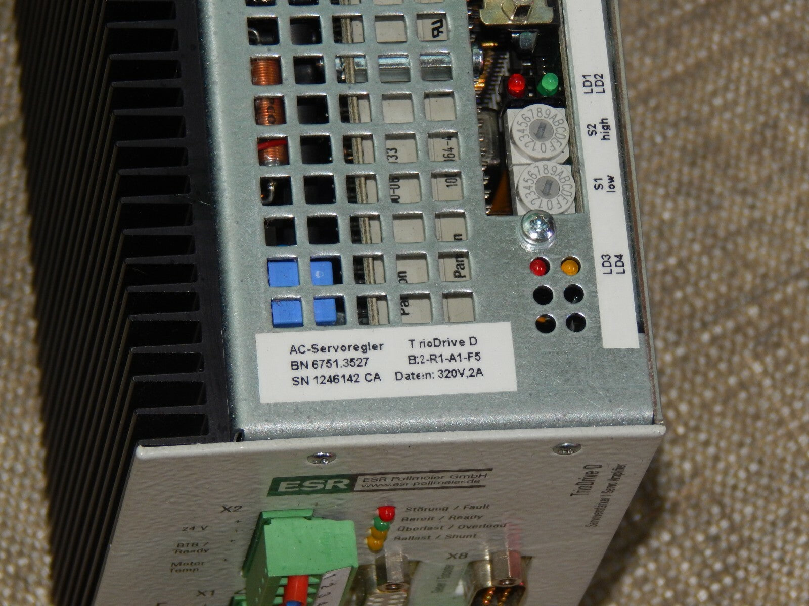  ESR TrioDrive D servo amplifier BN 6751.3527  B2-R1-A1-F5