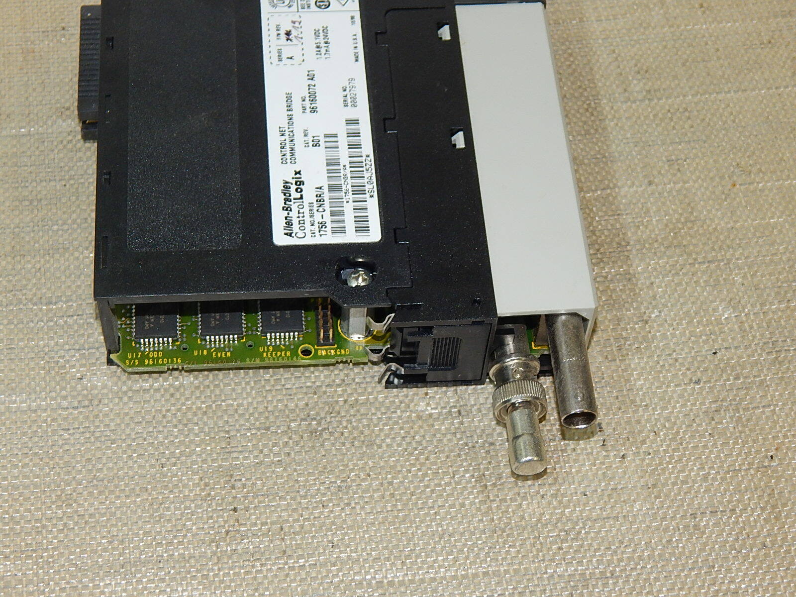 Allen-Bradley   Control Net Kommunikation Brücke  1756-CNBR/A  Ser. A Used