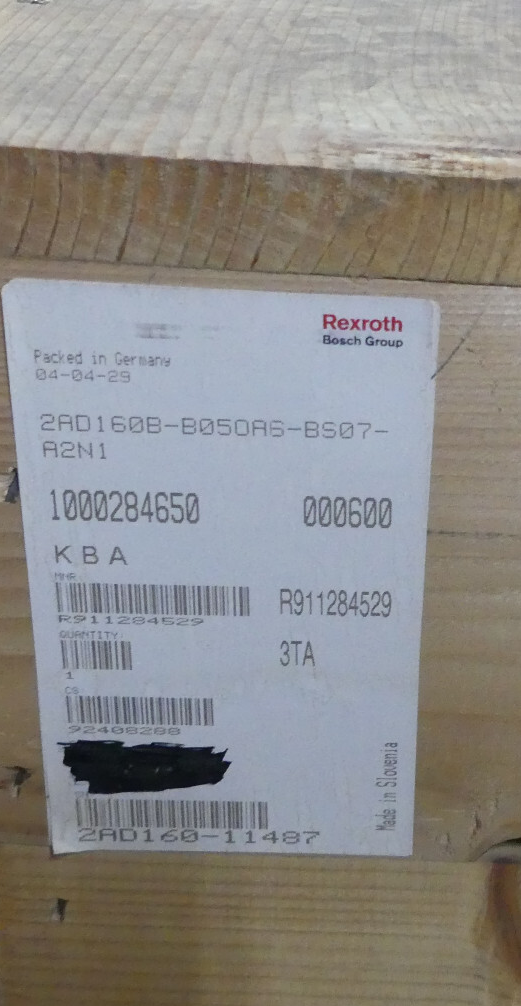 REXROTH  2AD160B-B050A6-BS07-A2N1