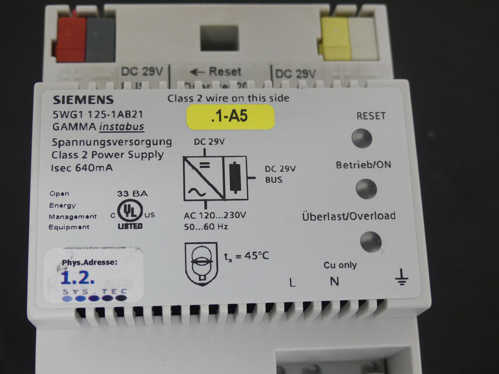 siemens knx/dali gatwayx 5wg1 125-1ab21 s.Bilder