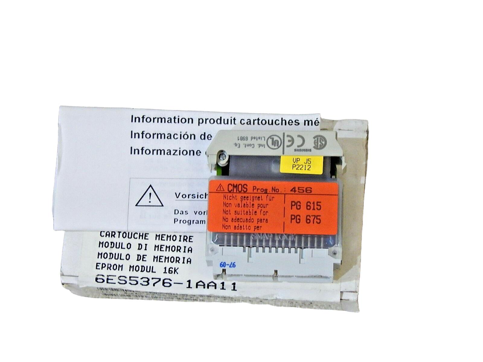 Siemens Simatic S5 6ES5376-1AA11 6ES5 376-1AA11 E:1 