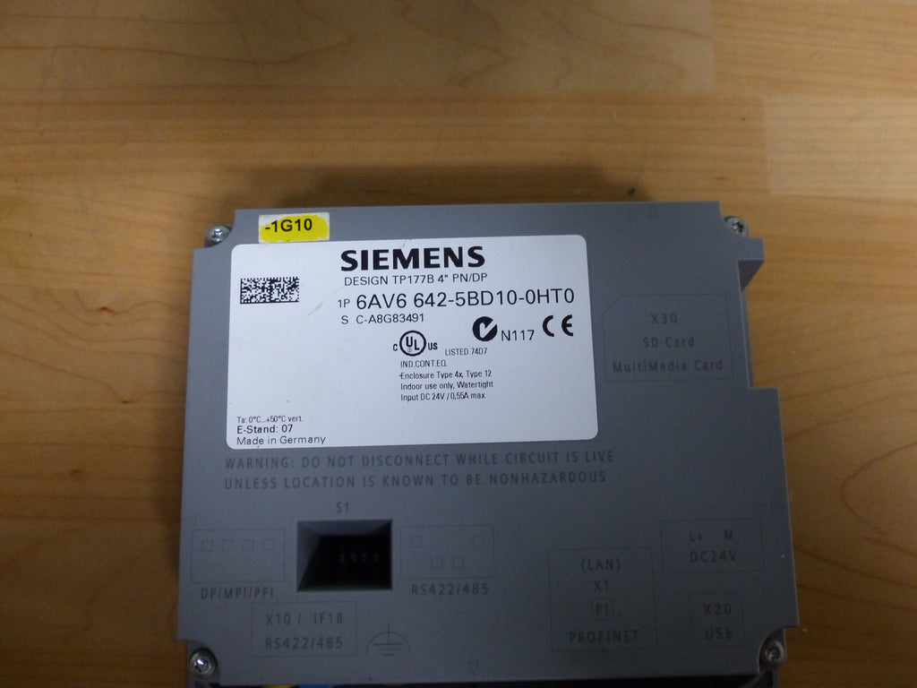 siemens  6av6 642-5bd10-0ht0 used