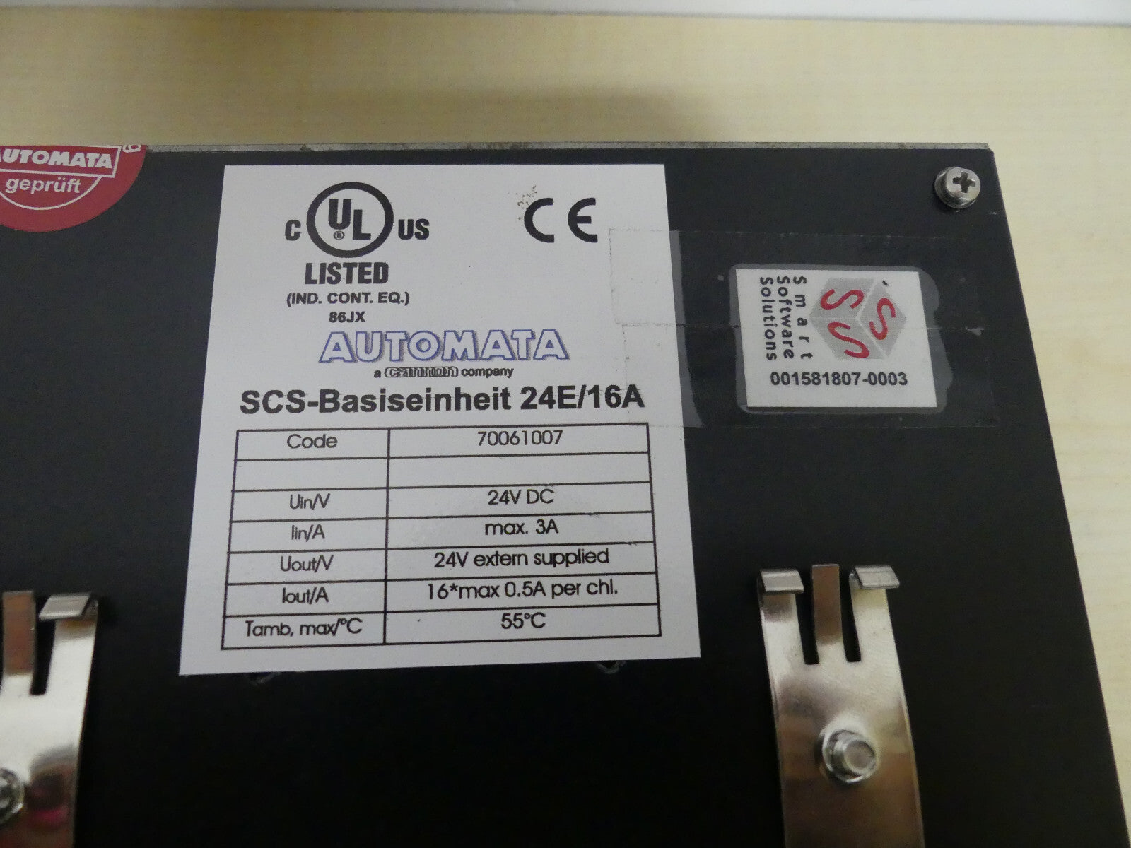 AUTOMATA 70061007 SCS-Basiseinheit 24E/16A, NEUWERTIG !!