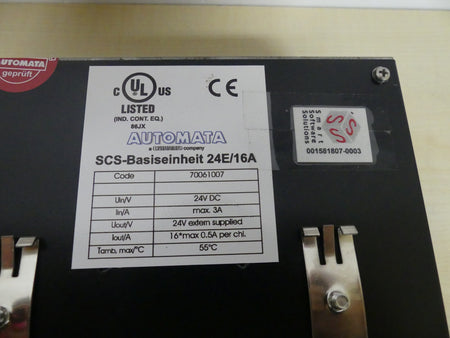 AUTOMATA 70061007 SCS-Basiseinheit 24E/16A, NEUWERTIG !!
